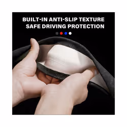 Suede Car Steering Wheel Cover 38cm Universal Fur Steer Wheel Protector - White