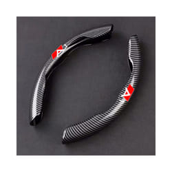 Audi Car Carbon Black Fiber steering wheel cover non-slip For Audi A1 - A1