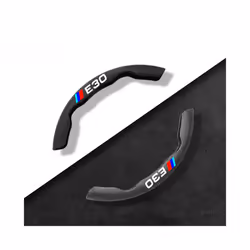 Car Steering Wheel Cover Black Suede Leather For BMW M Sport E30 E34 E36 - e30