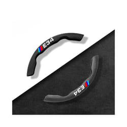 Car Steering Wheel Cover Black Suede Leather For BMW M Sport E30 E34 E36 - e34
