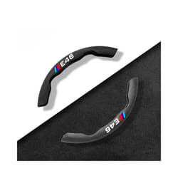 Car Steering Wheel Cover Black Suede Leather For BMW M Sport E30 E34 E36 - e46