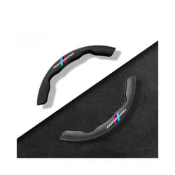 Car Steering Wheel Cover Black Suede Leather For BMW M Sport E30 E34 E36 - performance