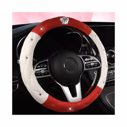 Motocovers Car Steering Wheel Cover Universal Anti-Slip Suede Car Steering - Color 1