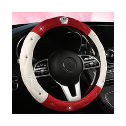 Motocovers Car Steering Wheel Cover Universal Anti-Slip Suede Car Steering - Color 1