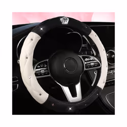 Motocovers Car Steering Wheel Cover Universal Anti-Slip Suede Car Steering - Color 2