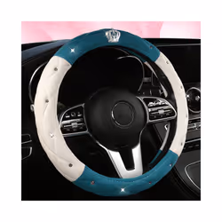 Motocovers Car Steering Wheel Cover Universal Anti-Slip Suede Car Steering - Color 4