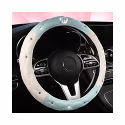 Motocovers Car Steering Wheel Cover Universal Anti-Slip Suede Car Steering - Color 5