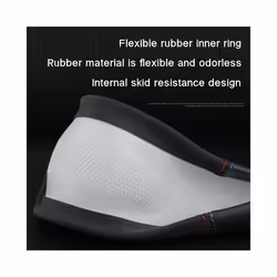 38cm 3D embossing breathable Car Steering Wheel Cover For Peugeot 107 - Breathable black O