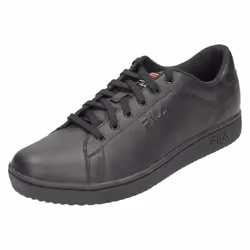 ) Mens Fila F-Classic Lea Trainer - UK 10.5, Black/Red/White (Black