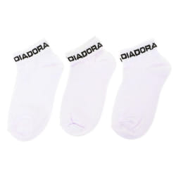 Pack-3 Calcetines Deportivos CaÃ±a Alta D1500 Para NiÃ±a - white, 23/26