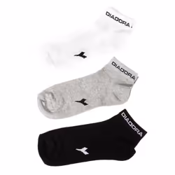 Pack-3 Calcetines Deportivos Tobilleros D9300 Unisex - multicolored, 35/38