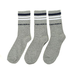 Pack-3 Calcetines Deportivos CaÃ±a Alta D9090 Unisex - gray, 35/38