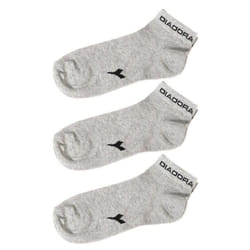 Pack-3 Calcetines Deportivos Tobilleros D9300 Unisex - gray, 35/38