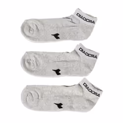 Pack-3 Calcetines Deportivos Con Rizo Tobilleros D9800 Unisex - gray, 35/38