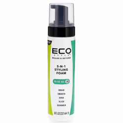 Eco Styler Gel Braid and Beyond 5-In-1 Styling Foam 8 Oz