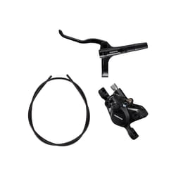 Shimano Non-Series MTB BR-MT200 / BL-MT200 bled brake lever/post mount calliper, black, rear left