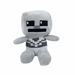 Minecraft Plush Toy kids Gift 13cm sitting posture skeleton man