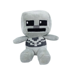 Minecraft Plush Toy kids Gift 13cm sitting posture skeleton man