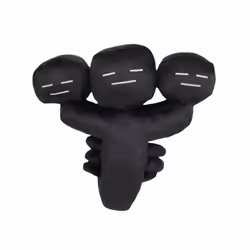 Minecraft Plush Toy kids Gift 25cm black wither