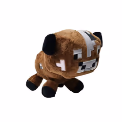 Minecraft Plush Toy kids Gift 16cm brown cattle