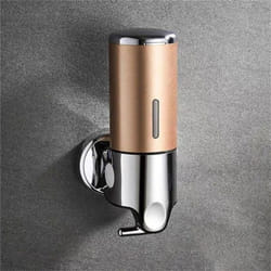 Bathroom Foam Soap Dispenser Hand Sanitizer Holder Wall Mount Soap Shampoo Liquid Dispenser Bathroom Accessories LXY - gold