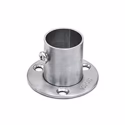 Stainless Steel Closet Rod Flange Holder Shower Curtain Socket Bracket Support for Pipe (16mm/19mm/22mm/25mm/32mm) - 19