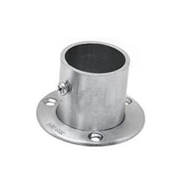 Stainless Steel Closet Rod Flange Holder Shower Curtain Socket Bracket Support for Pipe (16mm/19mm/22mm/25mm/32mm) - 32