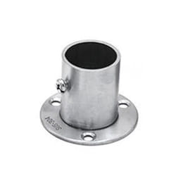 Stainless Steel Closet Rod Flange Holder Shower Curtain Socket Bracket Support for Pipe (16mm/19mm/22mm/25mm/32mm) - 25