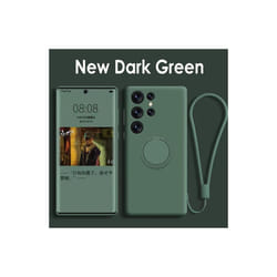 Magnetic Holder Case For Samsung Galaxy S24 S23 S22 S21 S20 FE Note 20 A54 A53 - Dark green, S22 Plus