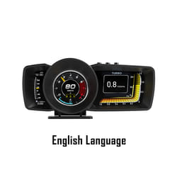 car interior decoration A600 Dual Screen Car HUD Multi-Function Dashboard - English version-new