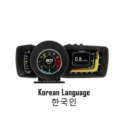 car interior decoration A600 Dual Screen Car HUD Multi-Function Dashboard - Korean version-new