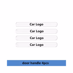 car interior decoration Car Door Handle Bowl Scratch Protector Universal - for Peugeot, 4pc door handle