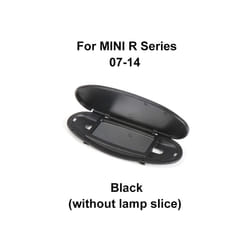 car interior decoration Car Sun Visor Sunshade Panel Housing Vanity Mirror - Black-No Lamp Slice