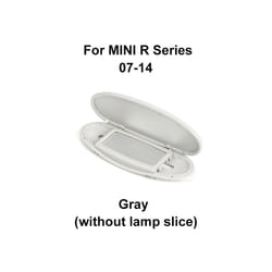 car interior decoration Car Sun Visor Sunshade Panel Housing Vanity Mirror - Gray-No Lamp Slice