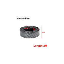car interior decoration 2M Car Stickers Door Edge Guard Protector Carbon - 30MM Carbon fiber