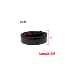 car interior decoration 2M Car Stickers Door Edge Guard Protector Carbon - 30MM Black