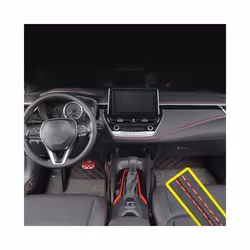 car interior decoration Car Self-adhesive Decorative Line DIY Flexible - 50CM, RED