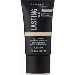 Rimmel London Lasting Matte Foundation | Albaster 0.5 | 30ml | Full Coverage