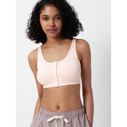 Uniqlo Japan Airism Front Opening Bra - 21 LIGHT ORANGE/XS