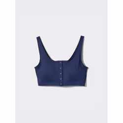 Uniqlo Japan Airism Front Opening Bra - 69 NAVY/S