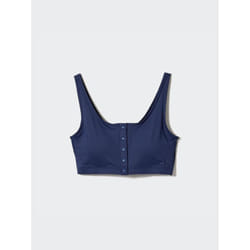 Uniqlo Japan Airism Front Opening Bra - 69 NAVY/S