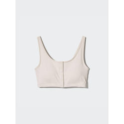 Uniqlo Japan Airism Front Opening Bra - 30 NATURAL/XS