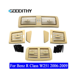 Car Interior Car Rear Left Right Air Conditioner AC Vent Grille Outlet - Gray Left