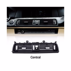 Car Interior LHD Front Dash Left Center Right Chrome Air Conditioner Ac - Central NO Chrome