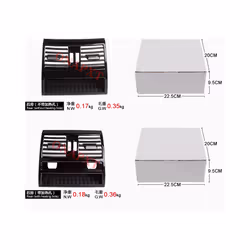 Car Interior LHD Rear/Left/Right/Central Air Conditioning Grille AC Vent - rear without hole