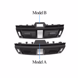 Car Interior RHD Front Rear Air Conditioner AC Vent Grille Outlet Panel - Black 2PCS
