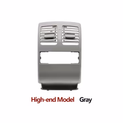 Car Interior Upgraded Rear Air Conditioner Ac Vent Grille Cover Panel - High-end Gray