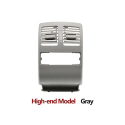 Car Interior Upgraded Rear Air Conditioner Ac Vent Grille Cover Panel - High-end Gray