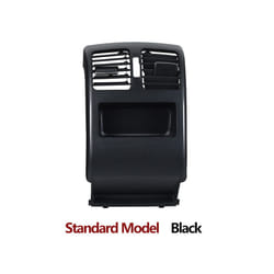 Car Interior Upgraded Rear Air Conditioner Ac Vent Grille Cover Panel - Standard Black
