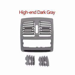 Car Interior Rear Conditioner Air Vent Grille Panel Cover For Mercedes - High-end Dark Gray